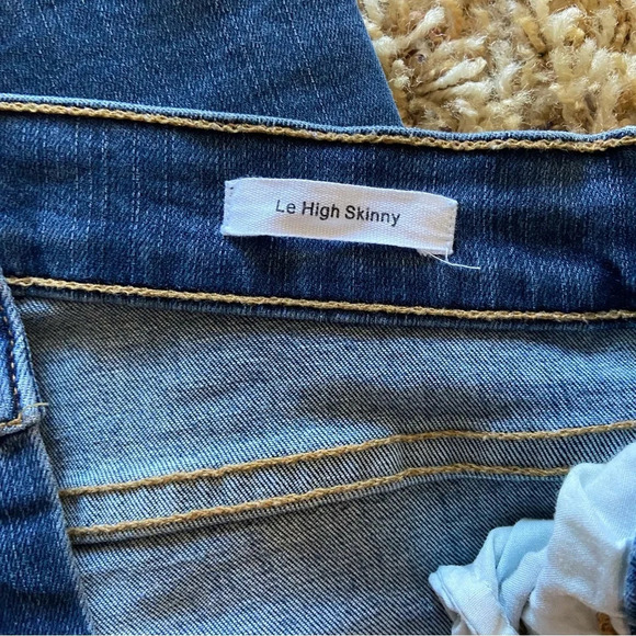Frame Denim Le High Skinny Stagger Hem Jeans - Picture 8 of 10